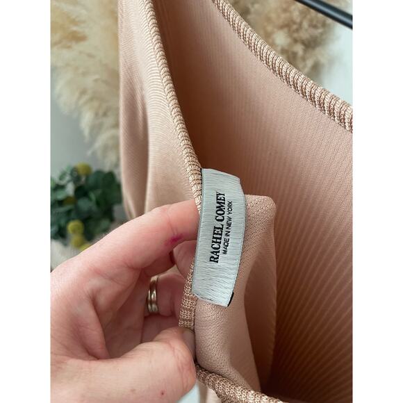 Rachel Comey Sisters Rib Knit Off Shoulder Dress Size 2 Cream - Picture 11 of 13